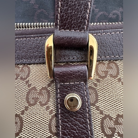 Gucci Handbag GG Canvas 141471 Brown Beige Champagne Women's - Picture 11 of 15